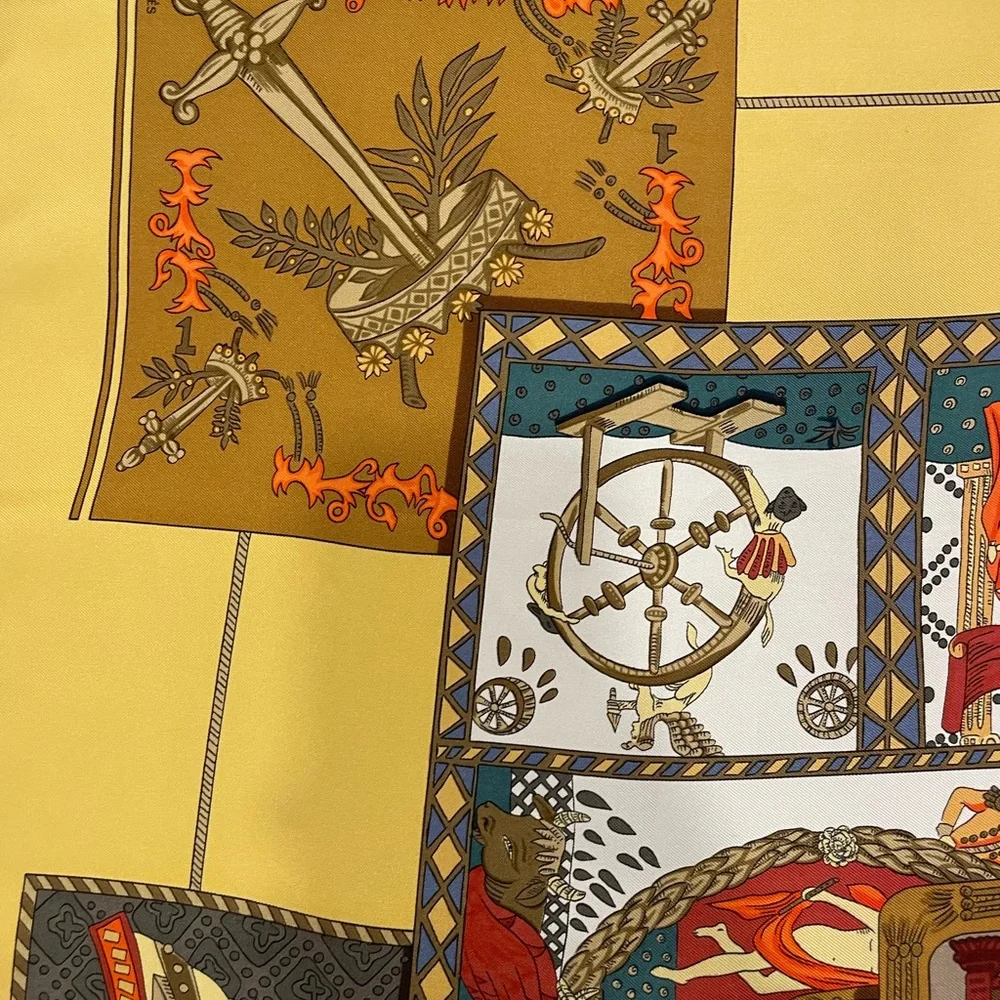 Hermes Tarot Silk Scarf
